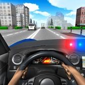 Скачать взломанную Police Driving In Car (Мод все открыто) на Андроид