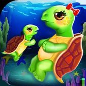 Скачать взломанную Turtle Mommy New Baby is Born! (Мод много денег) на Андроид