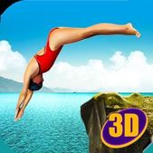 Скачать взломанную Swimming Pool Flip Diving 3D (Взлом на монеты) на Андроид