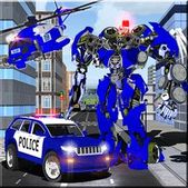 Скачать взломанную Полицейские роботы силу (Взлом на монеты) на Андроид