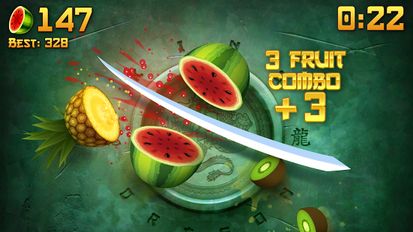 Скачать взломанную Fruit Ninja® (Мод много денег) на Андроид