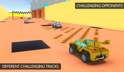 Скачать взломанную Blocky Rally Racing (Взлом на монеты) на Андроид
