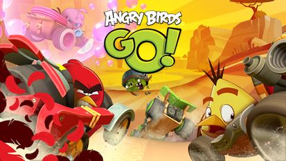 Скачать взломанную Angry Birds Go! (Мод много денег) на Андроид