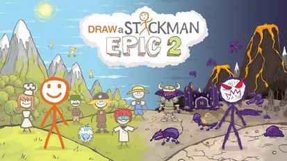 Скачать взломанную Draw a Stickman: EPIC 2 (Мод все открыто) на Андроид