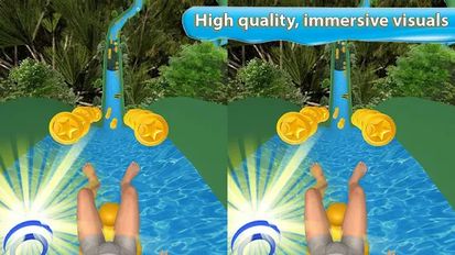 Скачать взломанную водные горки приключения VR (Взлом на монеты) на Андроид