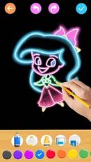 Скачать взломанную Draw Glow Princess (Взлом на монеты) на Андроид