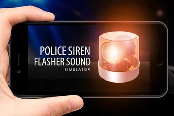 Скачать взломанную Cирена полиции мигалка звук (Мод много денег) на Андроид