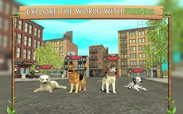 Скачать взломанную Dog Sim Online: Raise a Family (Мод все открыто) на Андроид