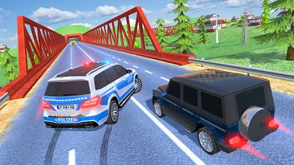 Скачать взломанную Offroad Police Car DE (Мод все открыто) на Андроид