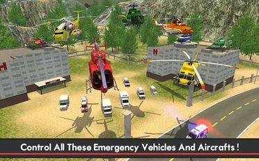 Скачать взломанную Ambulance & Helicopter SIM 2 (Мод все открыто) на Андроид