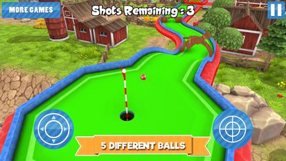 Скачать взломанную Mini Golf Cartoon Forest (Мод много денег) на Андроид