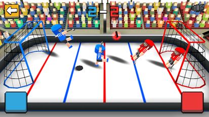 Скачать взломанную Cubic Hockey 3D (Мод все открыто) на Андроид