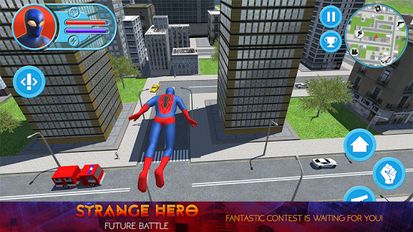 Скачать взломанную Strange Hero: Future Battle (Мод все открыто) на Андроид