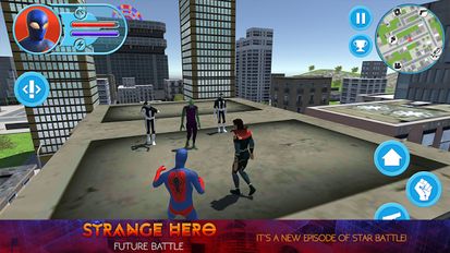 Скачать взломанную Strange Hero: Future Battle (Мод все открыто) на Андроид