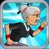Скачать взломанную Angry Gran Run - Running Game (Мод все открыто) на Андроид
