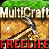Скачать взломанную MultiCraft – Free Life (Взлом на монеты) на Андроид
