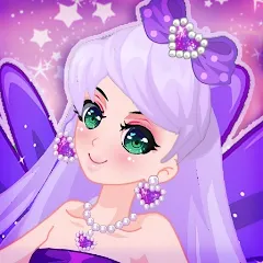 Скачать взлом Dress Up Angel Anime Girl Game  [МОД Много монет] на Андроид