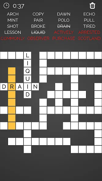 Crossword : Word Fill  [МОД Все открыто] Screenshot 4