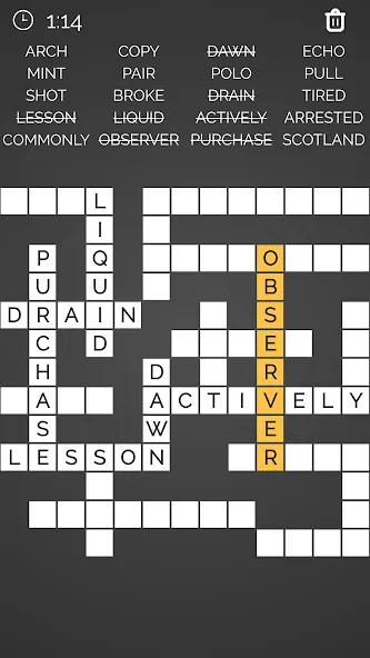 Crossword : Word Fill  [МОД Все открыто] Screenshot 5