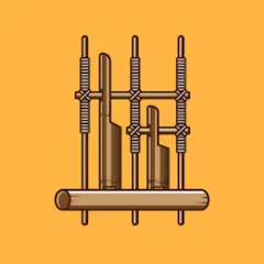 Скачать взлом Angklung Instrument (Ангклунг инструмент)  [МОД Mega Pack] на Андроид