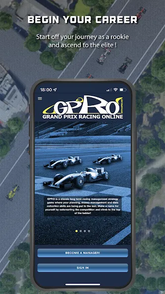 GPRO - Classic racing manager (ГПРО)  [МОД Много денег] Screenshot 1