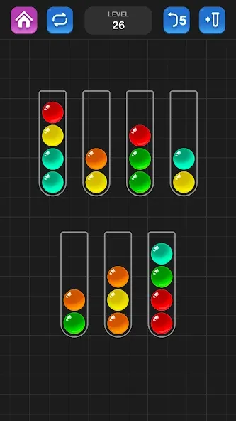 Ball Sort Puzzle - Color Game  [МОД Все открыто] Screenshot 1