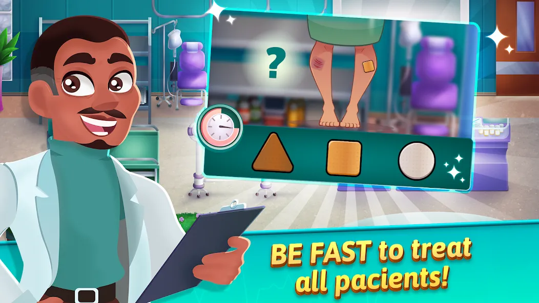 Medicine Dash: Hospital Game (Медицинский Дэш)  [МОД Много монет] Screenshot 2