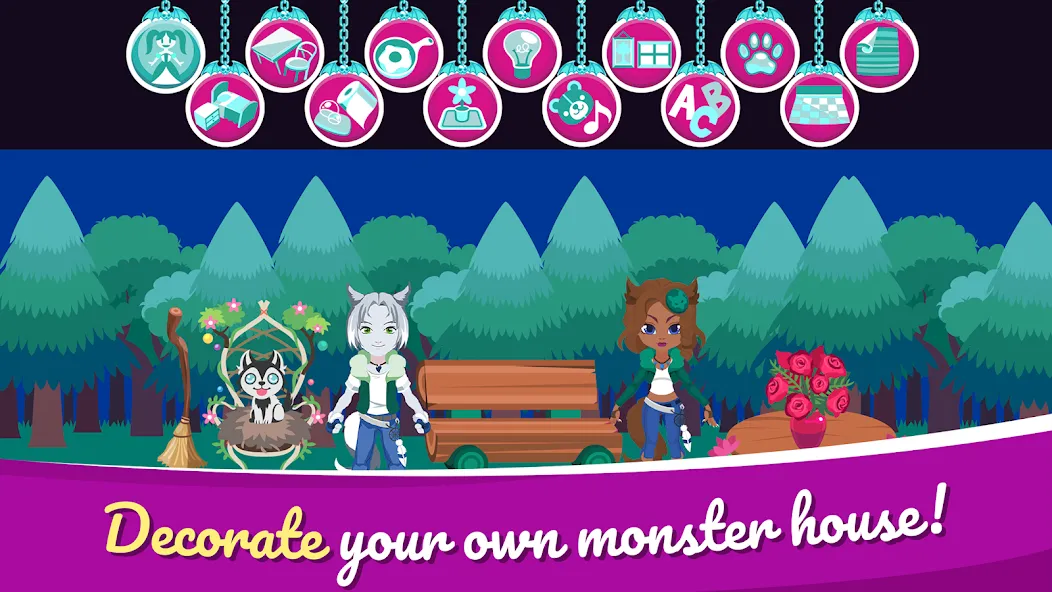 My Monster House: Doll Games (Май Монстер Хаус)  [МОД Mega Pack] Screenshot 1