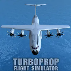 Скачать взлом Turboprop Flight Simulator (Турбовинтовой симулятор полета 3D)  [МОД Много денег] на Андроид