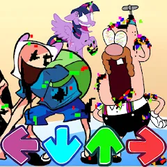 Скачать взлом Finn Digital Darkness Battle (Финн Пибби Рэп Батл)  [МОД Unlocked] на Андроид