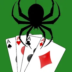Скачать взлом Spider Solitaire Card Game Fun  [МОД Много денег] на Андроид