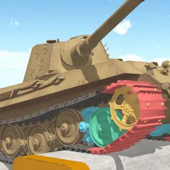 Скачать взлом Tank Physics Mobile Vol.3  [МОД Все открыто] на Андроид