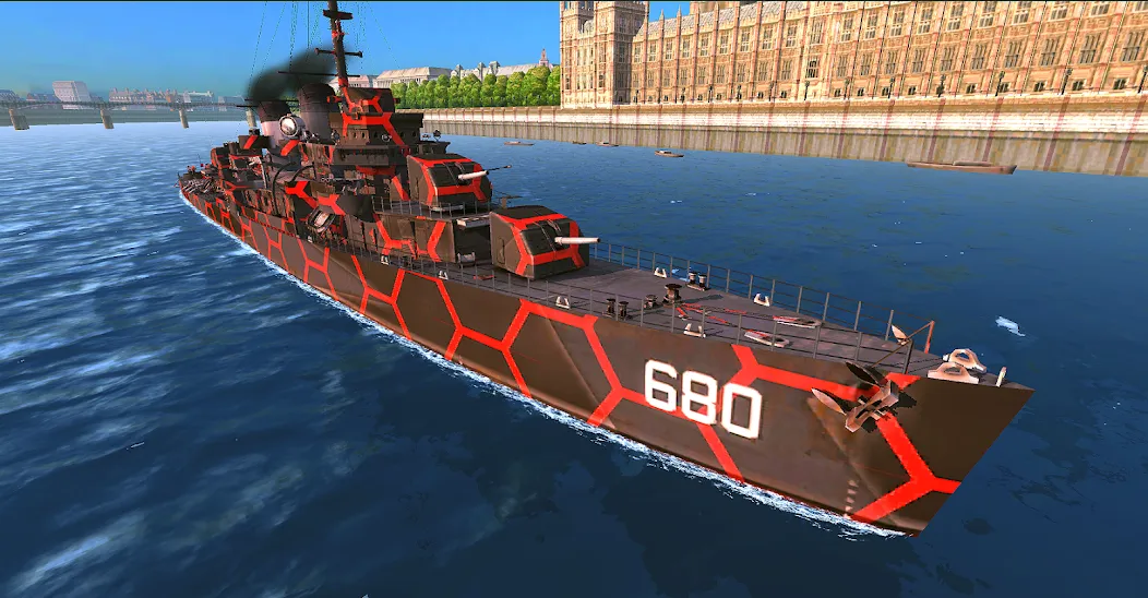 Battle of Warships: Online (Баттл оф Уоршипс)  [МОД Unlocked] Screenshot 1