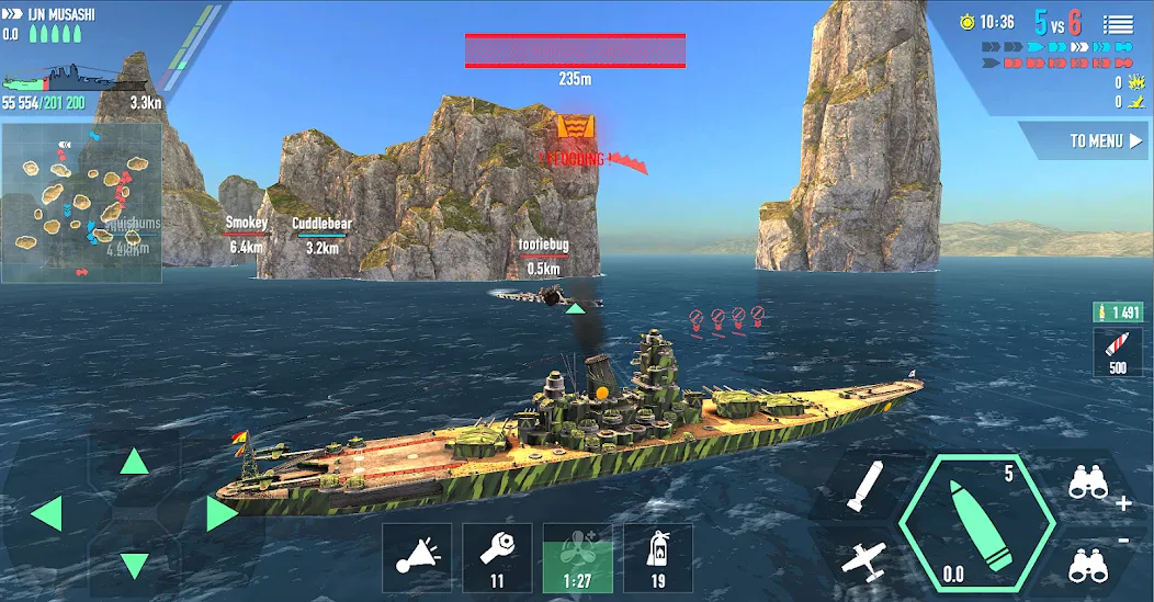 Battle of Warships: Online (Баттл оф Уоршипс)  [МОД Unlocked] Screenshot 4