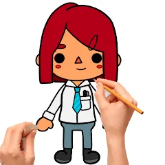 Скачать взлом How to draw Toca  [МОД Бесконечные деньги] на Андроид