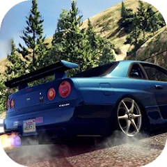 Скачать взлом Skyline Drift Simulator (Скайлайн Дрифт Симулятор)  [МОД Mega Pack] на Андроид