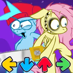 Скачать взлом Magic Music Rainbow Battle (Лошадь Инди 2) [МОД Много денег] на Андроид