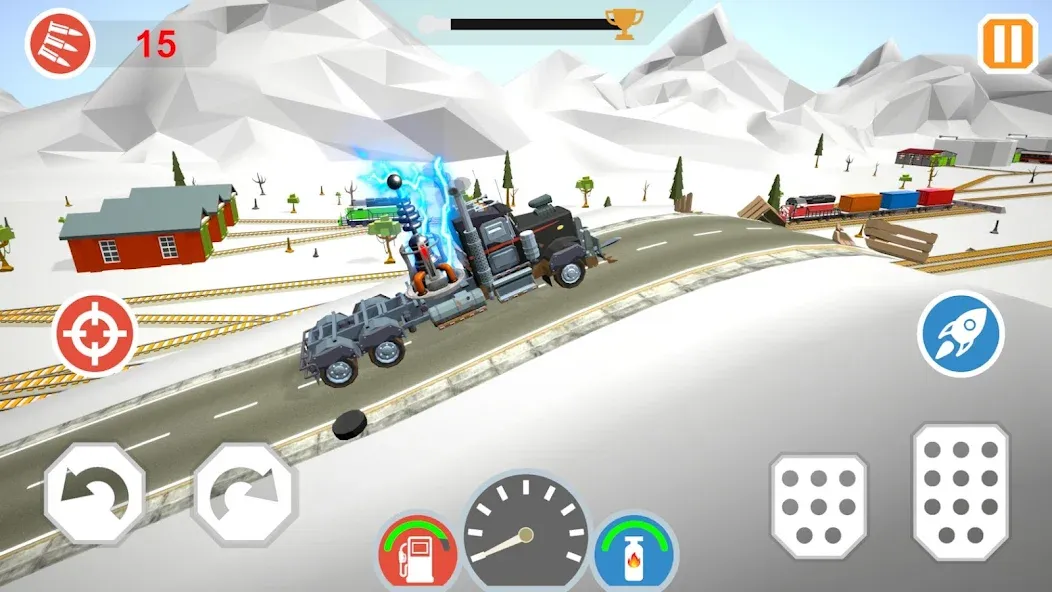Zombie Cars Crush: Racing Die (Зомби Карс)  [МОД Бесконечные деньги] Screenshot 2