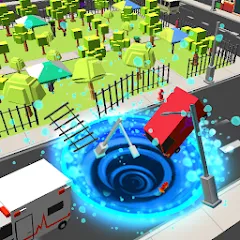 Скачать взлом Holein eating games io offline [МОД Много денег] на Андроид