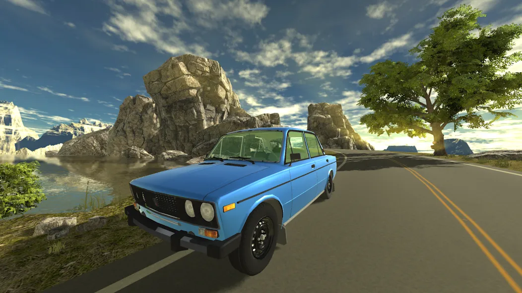 Russian Car Lada 3D  [МОД Unlocked] Screenshot 1