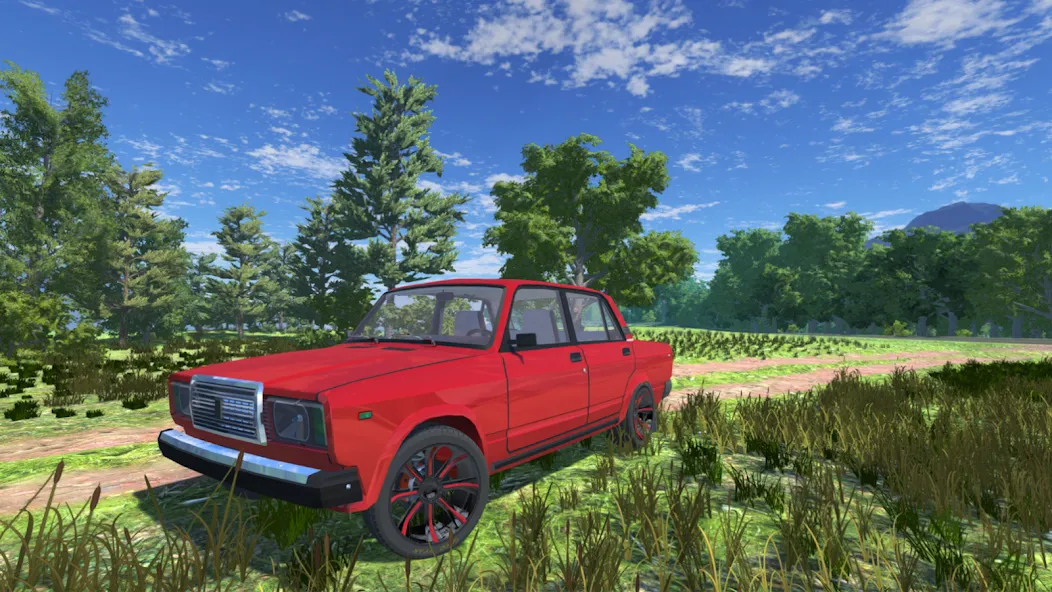 Russian Car Lada 3D  [МОД Unlocked] Screenshot 2