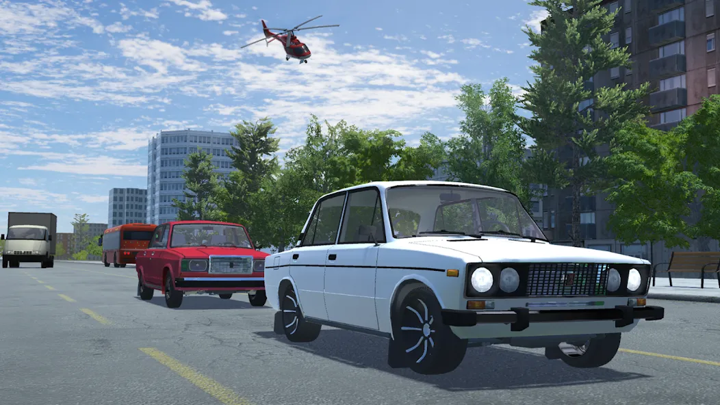 Russian Car Lada 3D  [МОД Unlocked] Screenshot 3