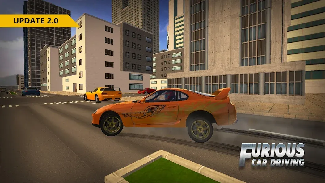 Furious Car Driving 2023 (Фьюриас Кар Драйвинг 2022)  [МОД Menu] Screenshot 2