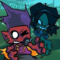 Скачать взлом Sunday Night Music Battle (Музыкальное сражение)  [МОД Menu] на Андроид