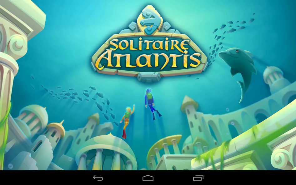 Solitaire Atlantis (олитэр Атлантис)  [МОД Много монет] Screenshot 5