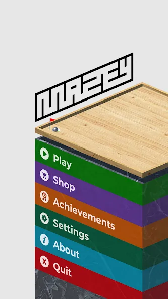 Mazey - Wooden Tilt Maze Game (Мазей)  [МОД Mega Pack] Screenshot 1