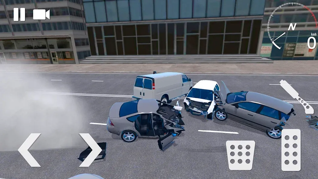 Traffic Crashes Car Crash (Трафик Краш Кар Краш)  [МОД Все открыто] Screenshot 1