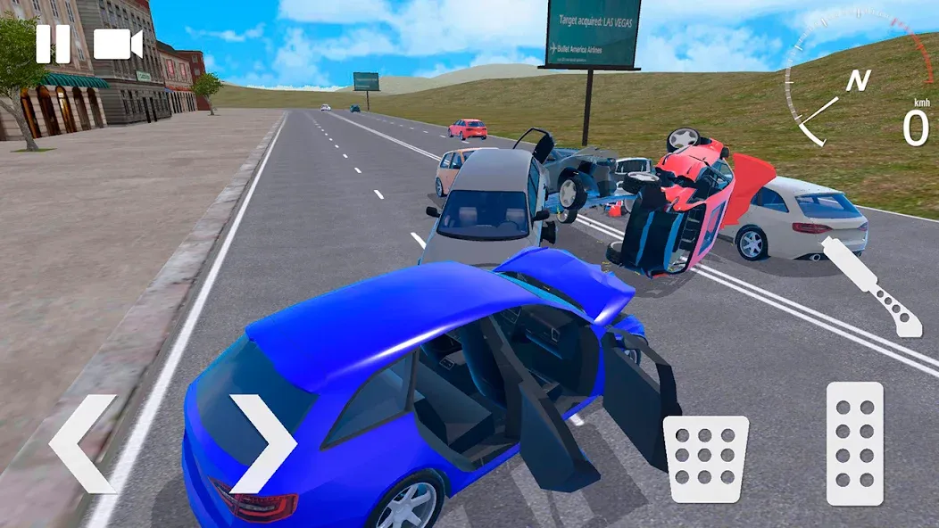 Traffic Crashes Car Crash (Трафик Краш Кар Краш)  [МОД Все открыто] Screenshot 2