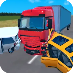 Скачать взлом Truck Crash Simulator Accident (Симулятор ДТП с грузовиком) [МОД Mega Pack] на Андроид