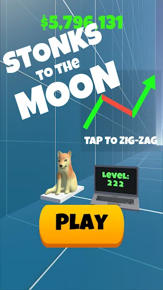 Stonks To The Moon (Стонкс ту зе Мун стоки на Луну)  [МОД Unlocked] Screenshot 1